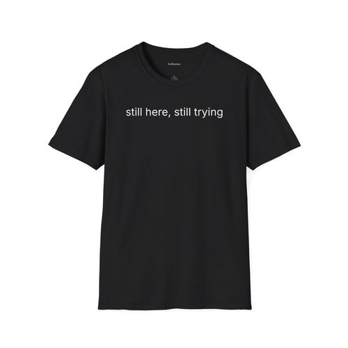 Copy of Keep Going T-Shirt — Minimalist 'keep going' Front, 'Softhuman' Back Motivational Tee