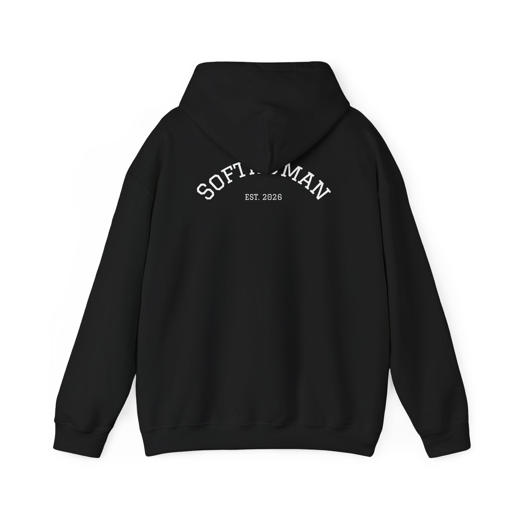 Copy of Inspirational White Hoodie — "You don't have to be perfect" Softiman Back Print