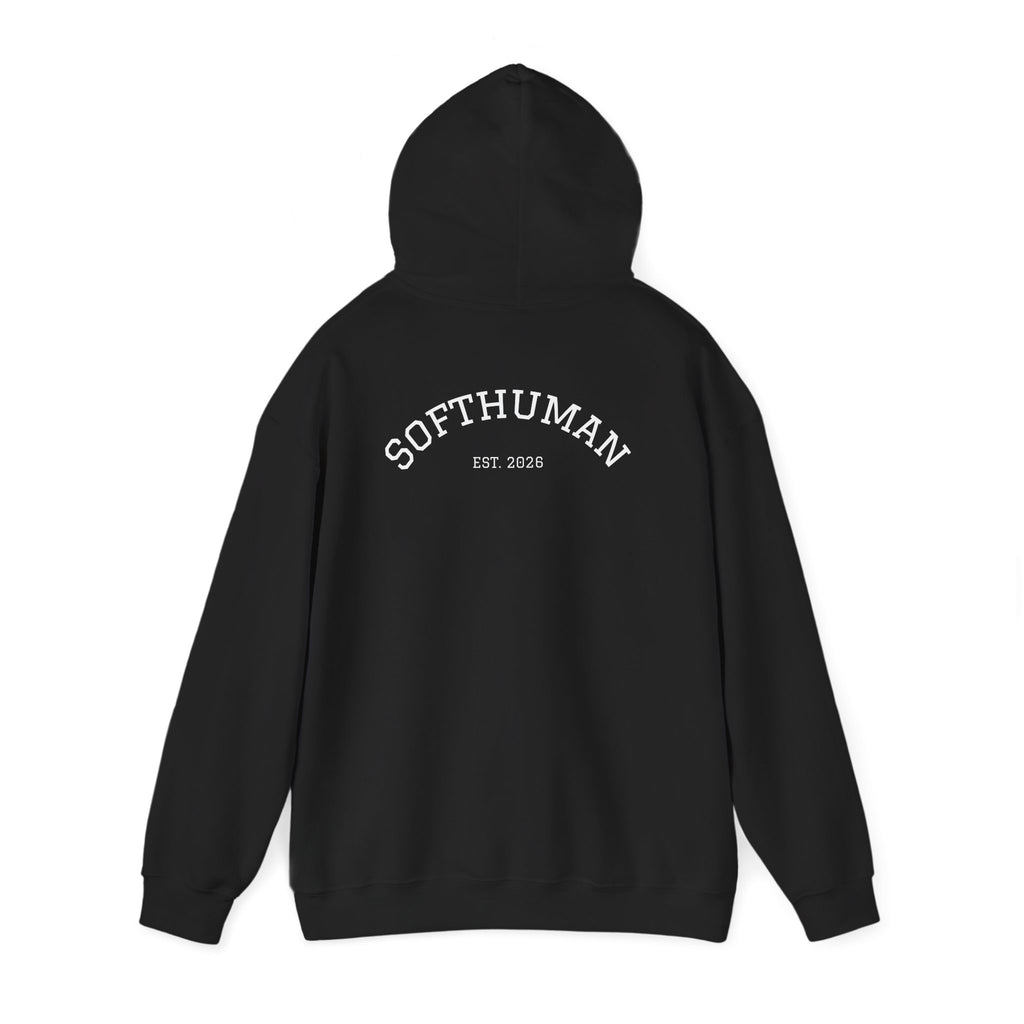 Copy of Inspirational White Hoodie — "You don't have to be perfect" Softiman Back Print